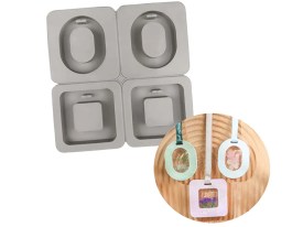 Molde silicona tag aromatico 4 aros surtidos 